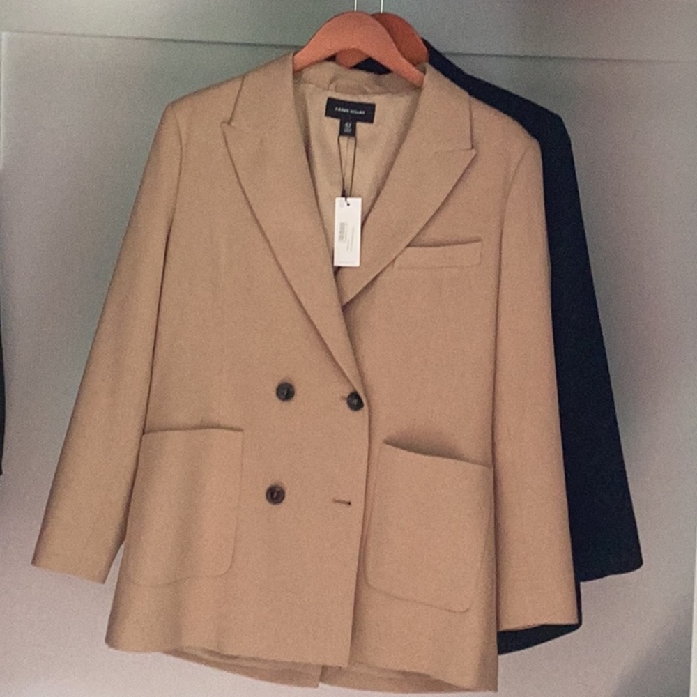 Karen Millen Clean Tailored Double Breasted Jacket NWT